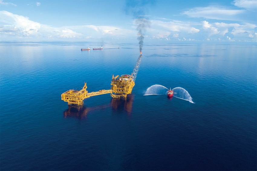 Giàn PQP-HT thuộc dự án Biển Đông 01 kỳ tích của ngànhi Dầu khí