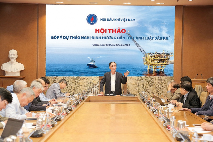 Hội Dầu khí Việt Nam góp ý dự thảo Nghị định hướng dẫn thi hành Luật Dầu khí