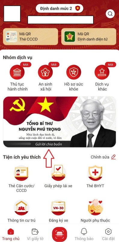 Người dân có thể online gửi lời chia buồn, tri ân Tổng Bí thư Nguyễn Phú Trọng qua VNeID - sổ tang điện tử