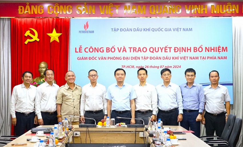 Bổ nhiệm Giám đốc Văn phòng đại diện Tập đoàn Dầu khí Việt Nam tại phía Nam