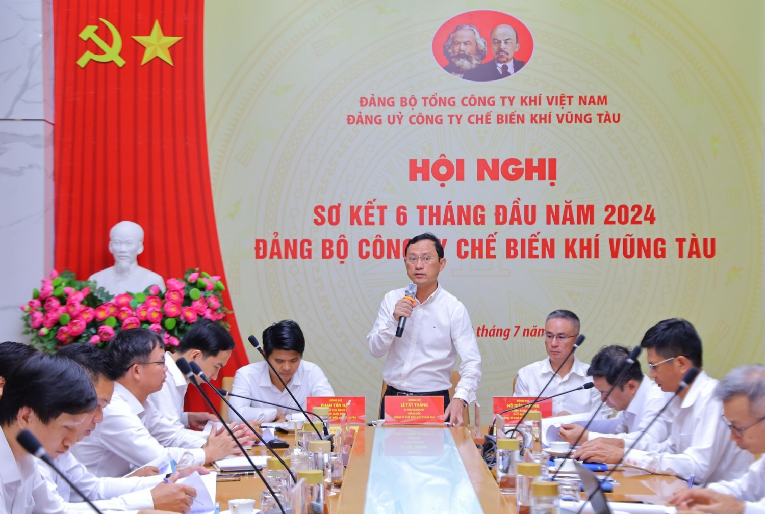 Hội nghị sơ kết 6 tháng đầu năm 2024 của Đảng bộ PV GAS VUNG TAU