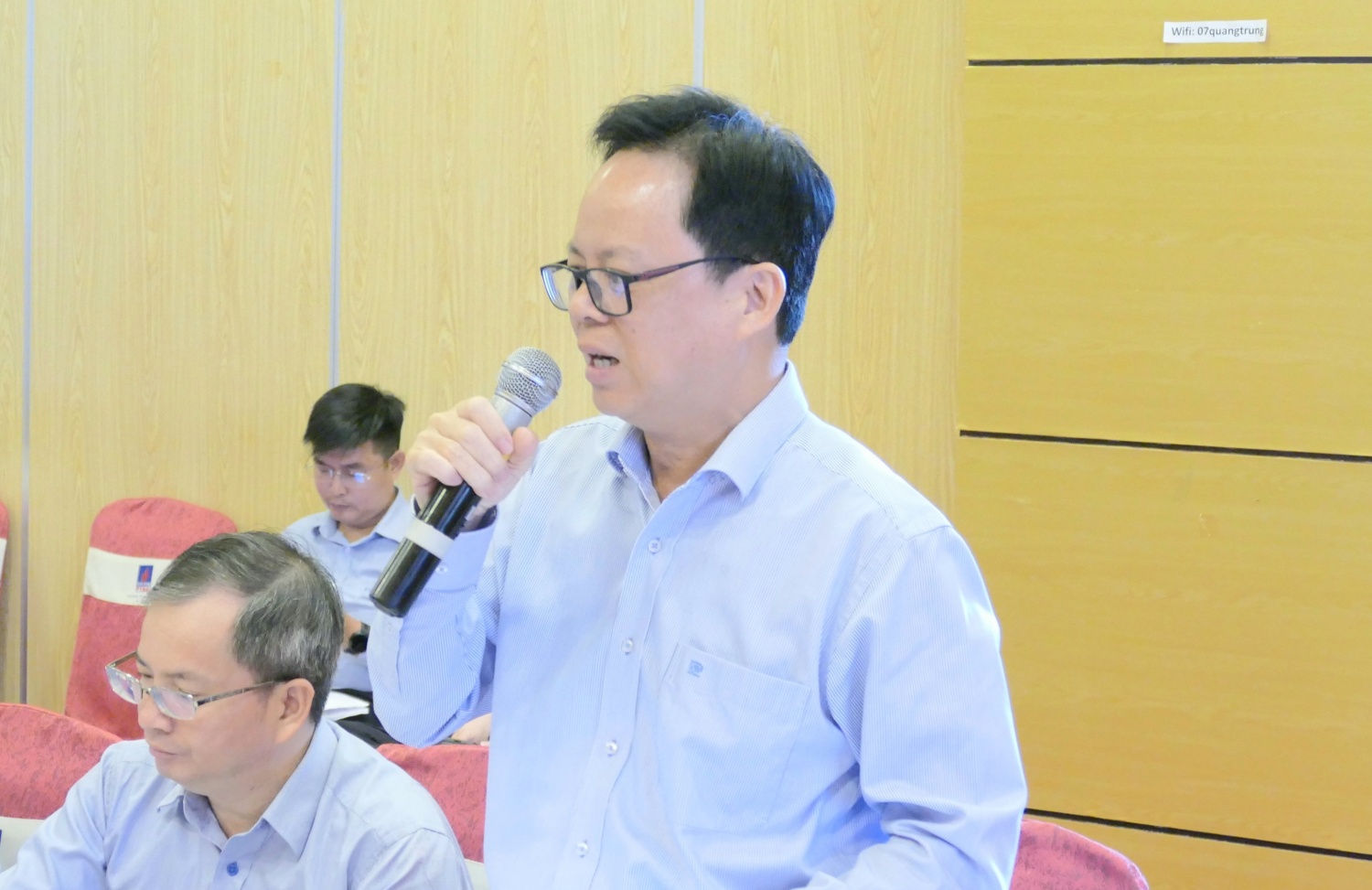 Ông Nguyễn Văn Hội - Chủ tịch HĐQT BSR phát biểu tại buổi làm việc