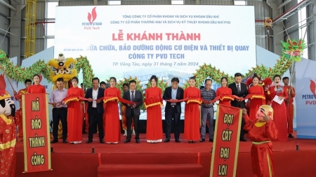 PVD Tech khánh thành Xưởng sửa chữa, bảo dưỡng động cơ điện và thiết bị quay