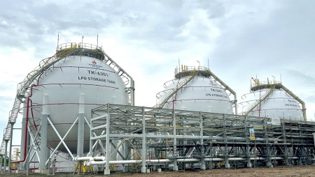 PV GAS đưa vào hoạt động 3 bồn chứa LPG tại Kho cảng PV GAS Vũng Tàu