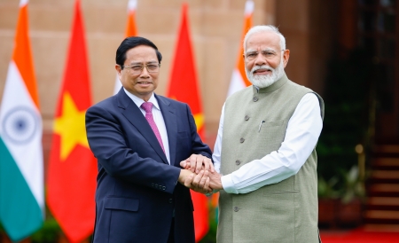 Thủ tướng Phạm Minh Chính hội đàm với Thủ tướng Ấn Độ