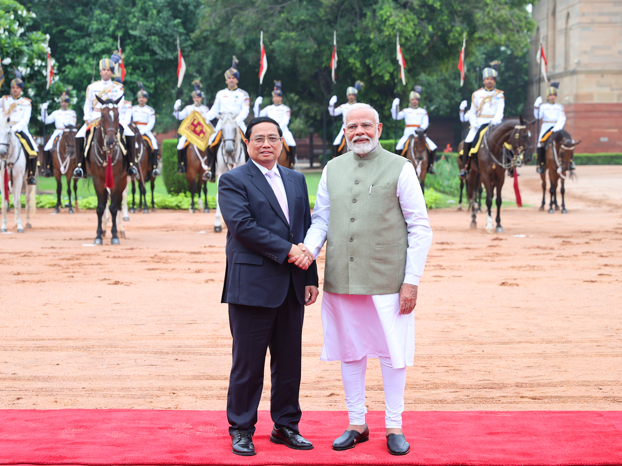 Thủ tướng Phạm Minh Chính hội đàm với Thủ tướng Ấn Độ- Ảnh 1.