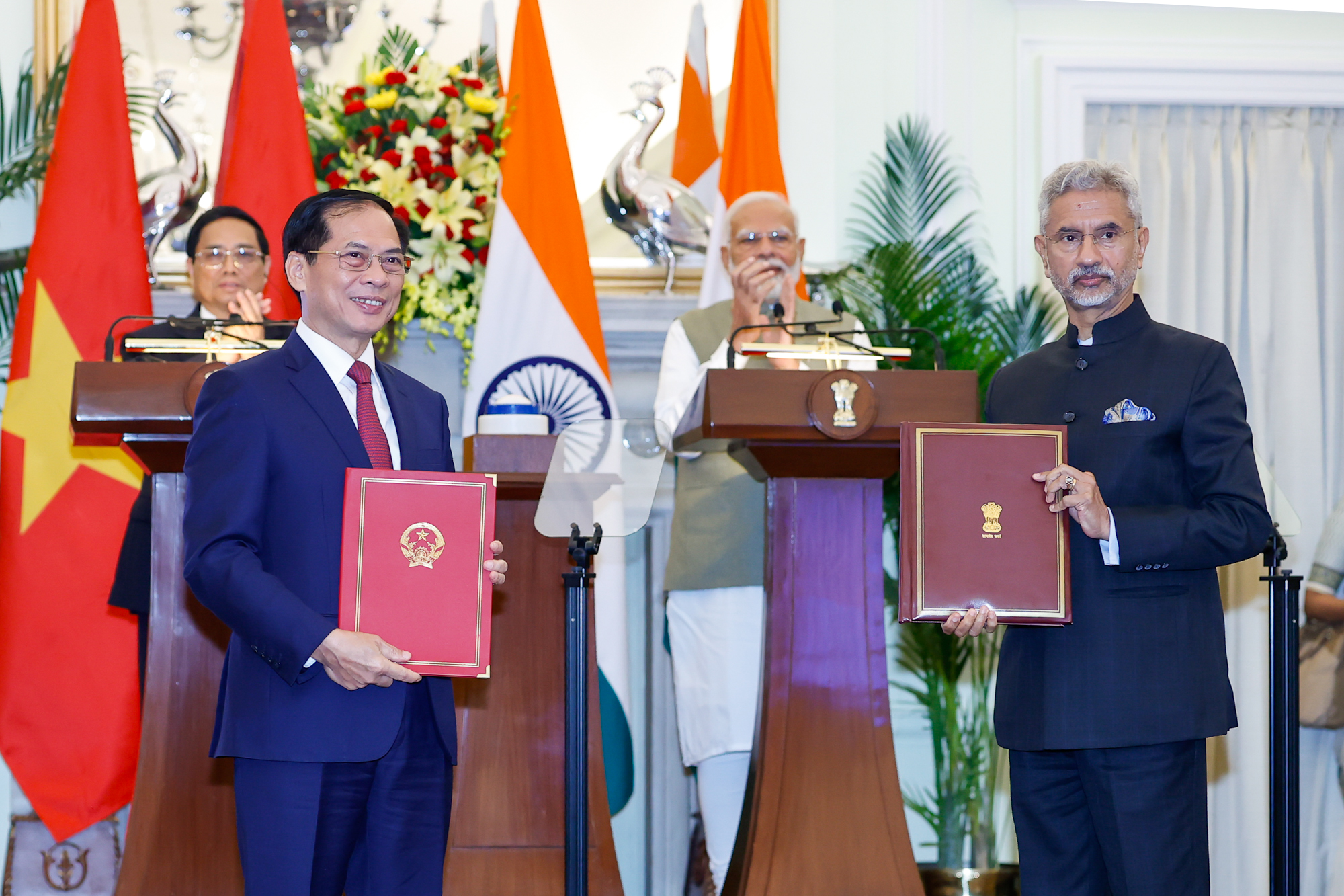 Thủ tướng Phạm Minh Chính hội đàm với Thủ tướng Ấn Độ- Ảnh 5.
