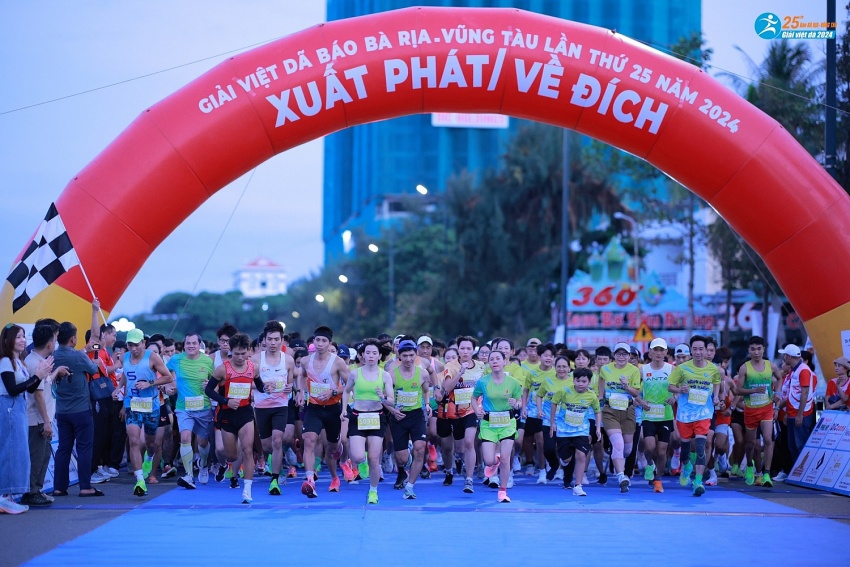 Giải Việt dã Bà Rịa - Vũng Tàu lần thứ 25 thu hút hơn 3.000 vận động viên tham gia