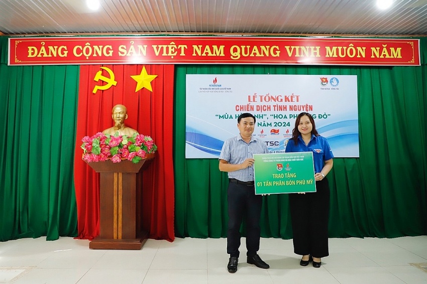 Cụm phối hợp hoạt động Bà Rịa   Vũng Tàu: Tổng kết chiến dịch “Mùa hè xanh - Hoa phượng đỏ” năm 2024