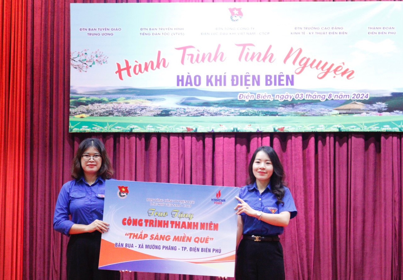 Đoàn Thanh niên PV Power tham gia “Hành trình tình nguyện Hào khí Điện Biên”