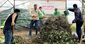 Xử lý rác thải nông nghiệp thành phân hữu cơ bảo vệ môi trường