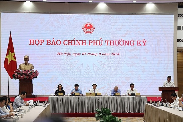 Tổng thuật: Họp báo Chính phủ thường kỳ tháng 7/2024