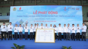 Phát động phong trào thi đua hoàn thành Dự án Phát triển Mỏ khí Lô B