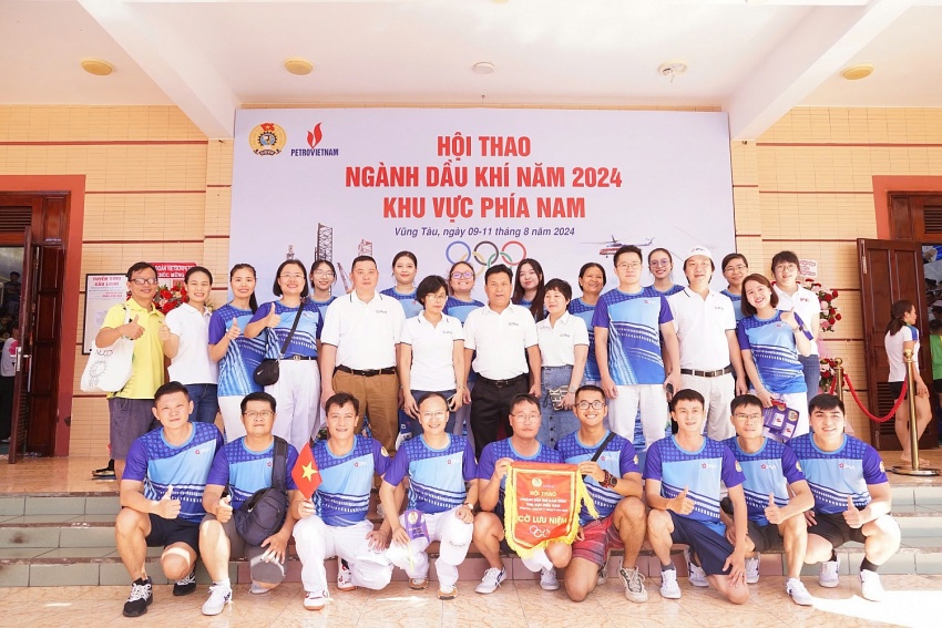 Chùm ảnh: Lễ Khai mạc Hội thao ngành Dầu khí khu vực phía Nam năm 2024