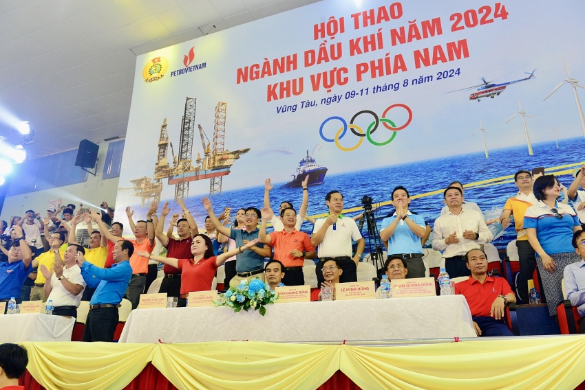 Chùm ảnh: Lễ Khai mạc Hội thao ngành Dầu khí khu vực phía Nam năm 2024