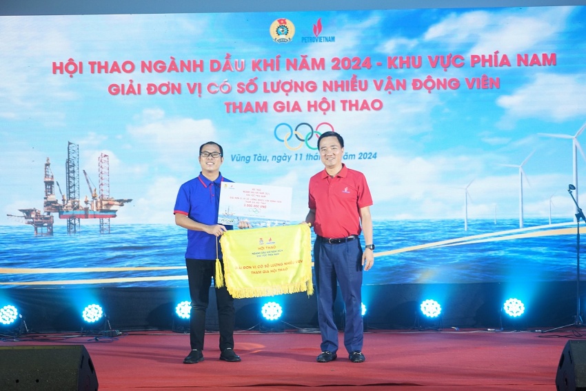 Hội thao Ngành Dầu khí năm 2024 khu vực phía nam thành công rực rỡ