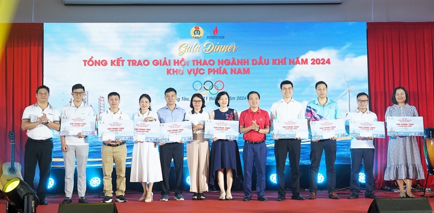 Hội thao Ngành Dầu khí năm 2024 khu vực phía nam thành công rực rỡ