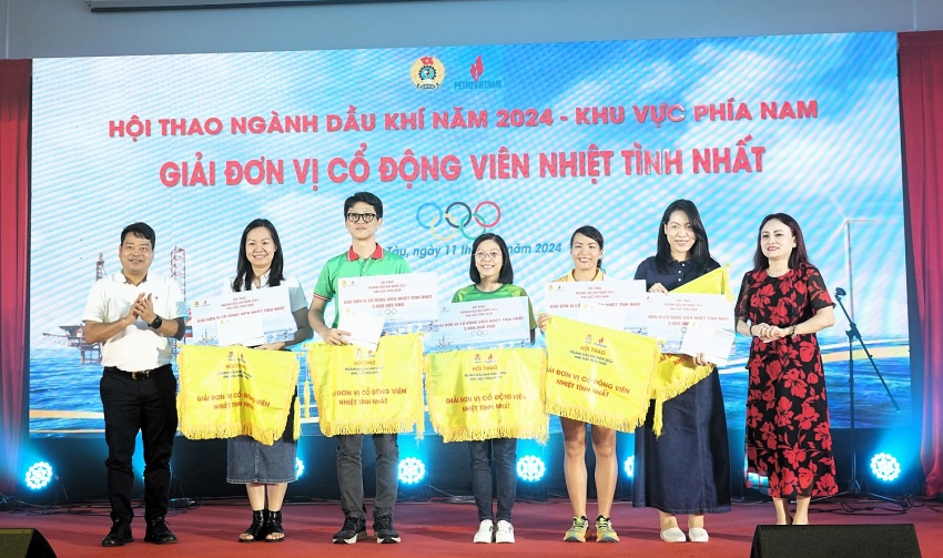 Hội thao Ngành Dầu khí năm 2024 khu vực phía nam thành công rực rỡ