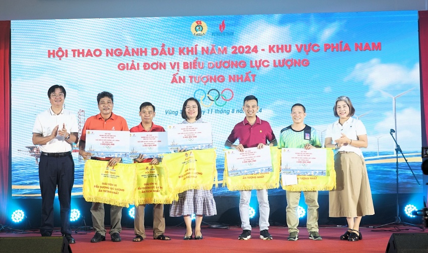 Hội thao Ngành Dầu khí năm 2024 khu vực phía nam thành công rực rỡ