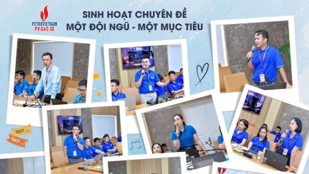 PV GAS SE sinh hoạt chuyên đề “Một đội ngũ – Một mục tiêu”