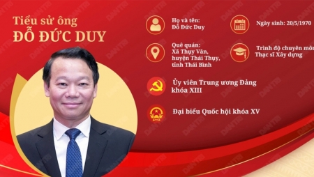 Chân dung ông Đỗ Đức Duy: Từ Bí thư Tỉnh ủy đến Bộ trưởng TN&MT