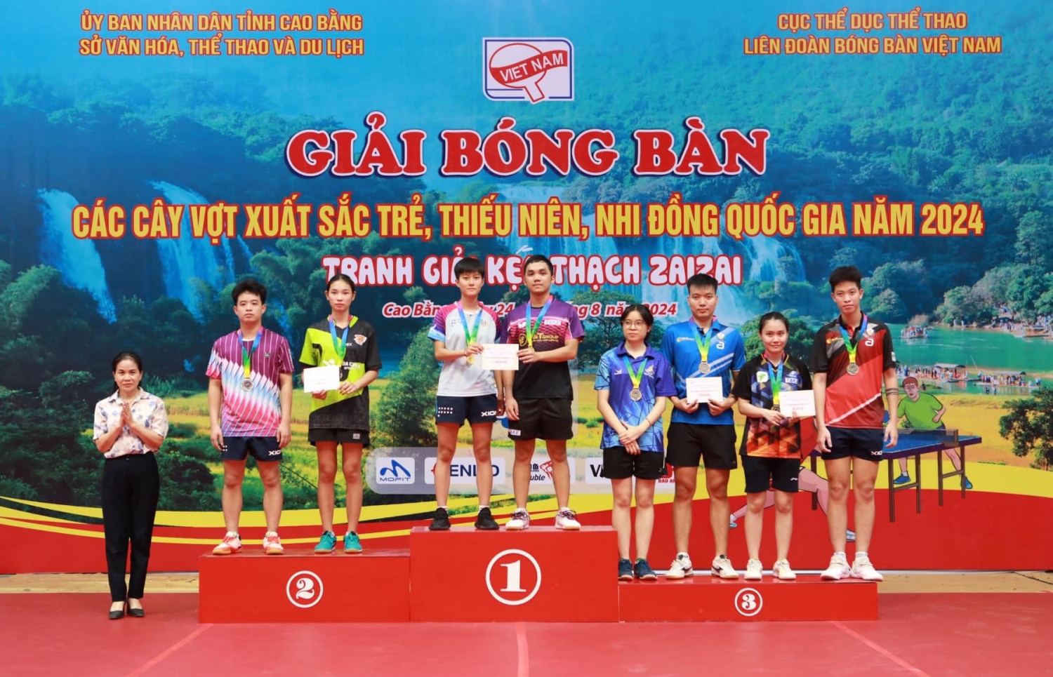 Bóng bàn CAND - T&T nhất toàn đoàn với 14 huy chương vàng giải trẻ quốc gia