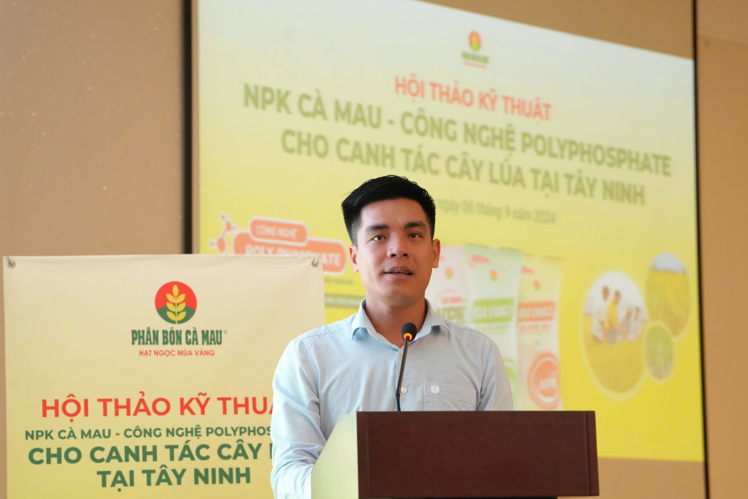 NPK Cà Mau công nghệ polyphosphate đồng hành với bà con Tây Ninh