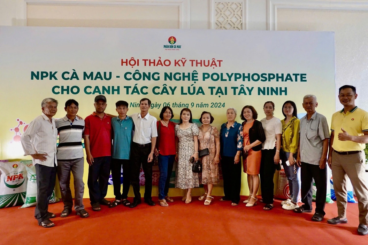 NPK Cà Mau công nghệ polyphosphate đồng hành cùng bà con Tây Ninh