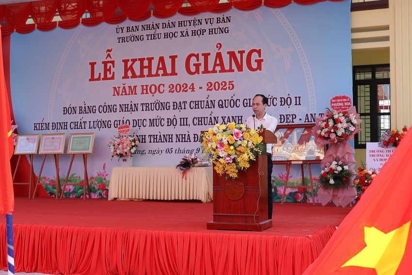 Khánh thành các trường học tại Nam Định và Thái Bình do PVEP tài trợ