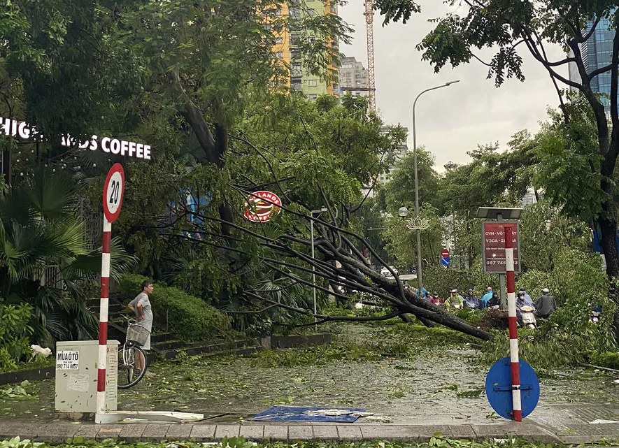 Bão số 3 đã suy yếu thành áp thấp nhiệt đới, nhiều nơi mưa lớn