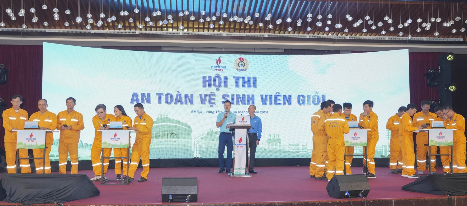 PV GAS tổ chức Hội thi tìm hiểu kiến thức ATVSLĐ cho mạng lưới ATVSV năm 2024