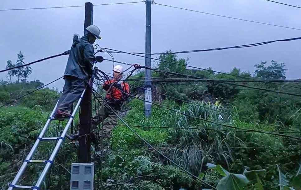 Đã khôi phục 80% sự cố điện tại Hải Phòng