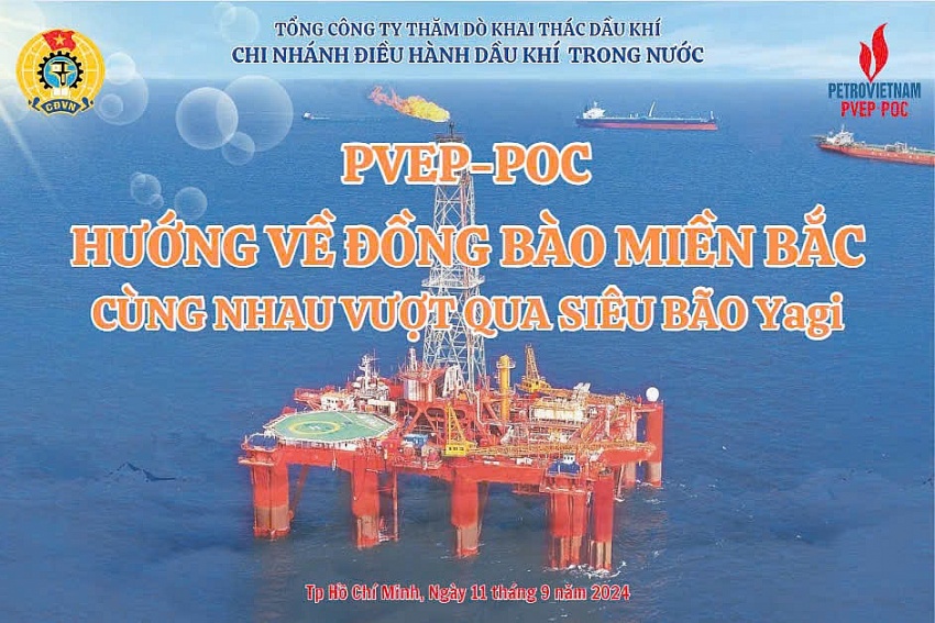 PVEP-POC hướng về đồng bào miền Bắc – cùng nhau vượt qua siêu bão Yagi