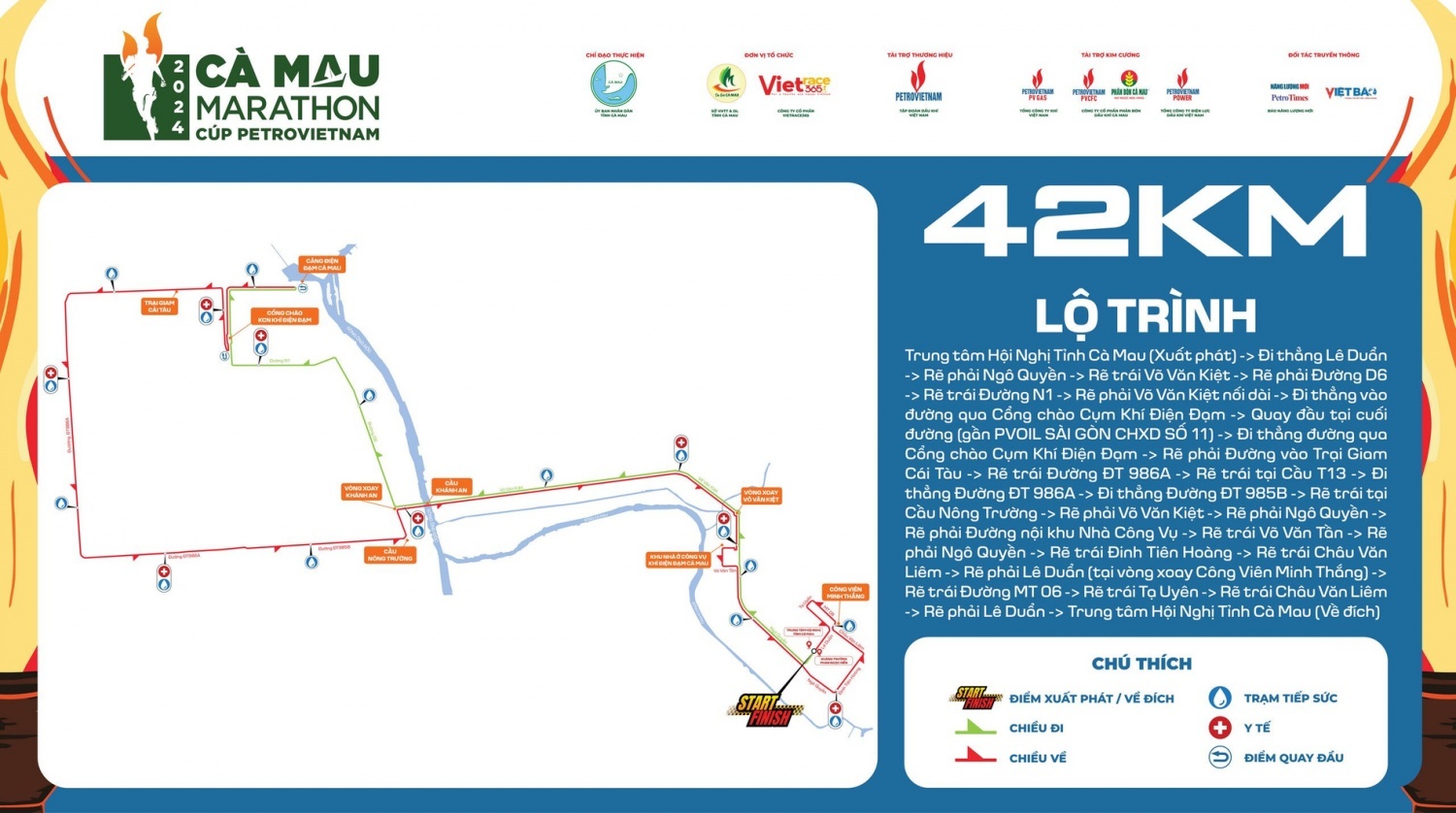 Khám phá cảnh sắc Cà Mau trên những cung đường chạy của giải Marathon - Cà Mau 2024 Cúp Petrovietnam