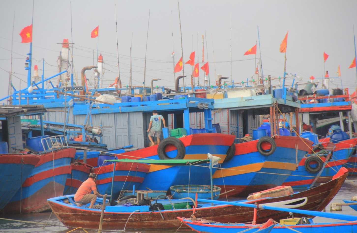 Quảng Nam: Đảm bảo an toàn các tàu thuyền đang hoạt động trên biển trước áp thấp nhiệt đới