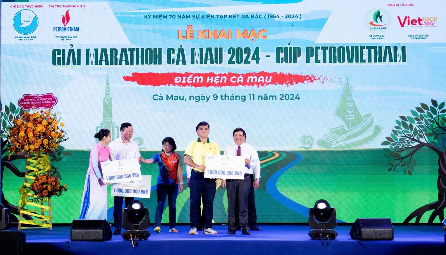 Chính thức khai mạc giải Marathon Cà Mau – Cup Petrovietnam 2024