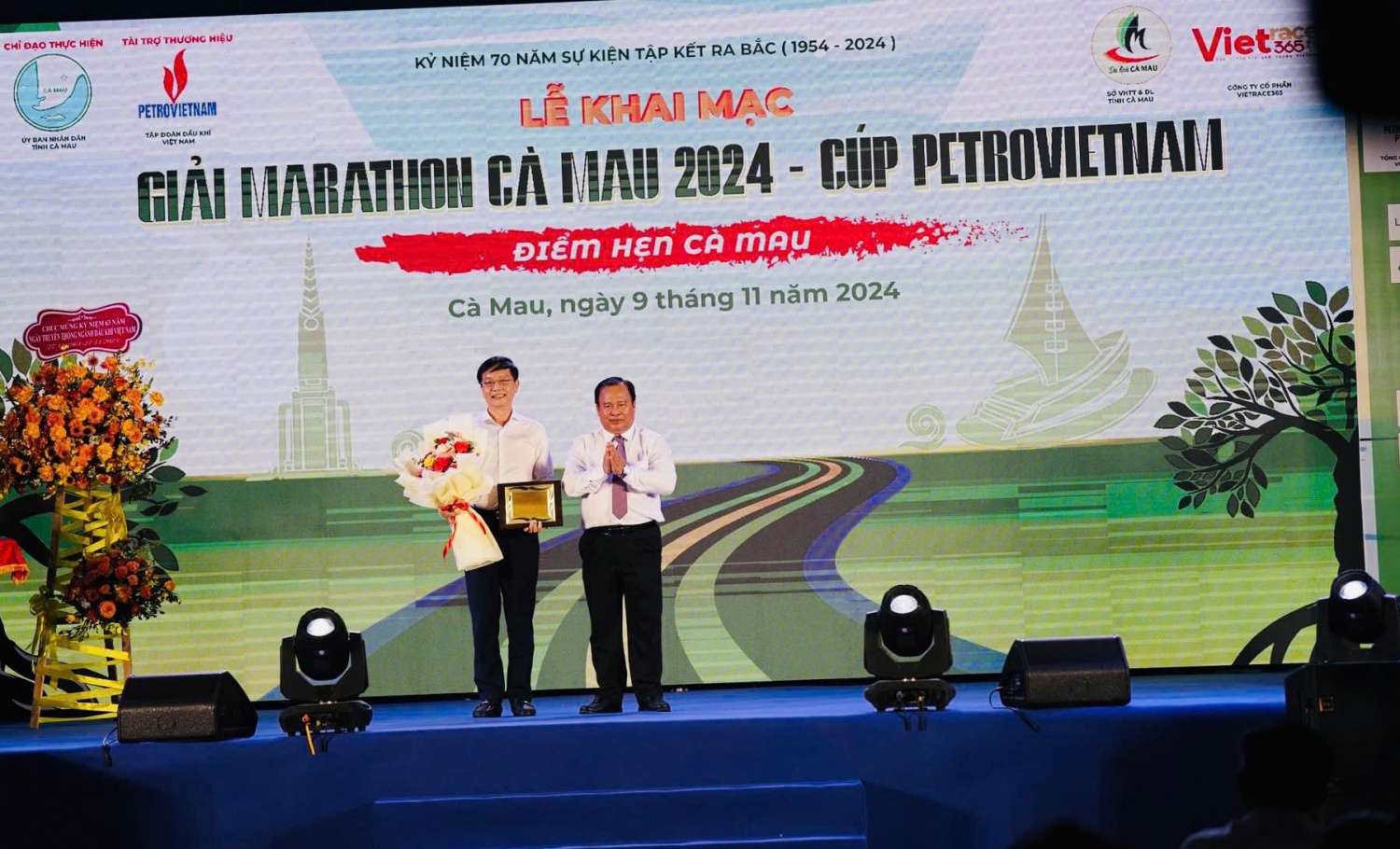 Chính thức khai mạc giải Marathon Cà Mau – Cup Petrovietnam 2024