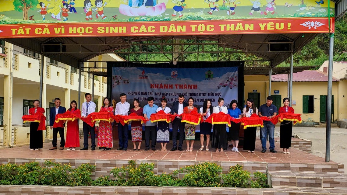 BIENDONG POC tài trợ phòng học bán trú và nhà bếp cho học sinh vùng cao