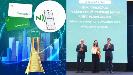 GreenEcard vinh dự đạt Giải thưởng Smart City 2024 – Bước đột phá trong công nghệ danh thiếp thông minh