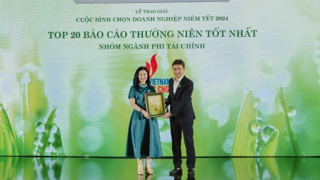 PV GAS CNG nhận giải Top 20 Báo cáo thường niên tốt nhất 2024