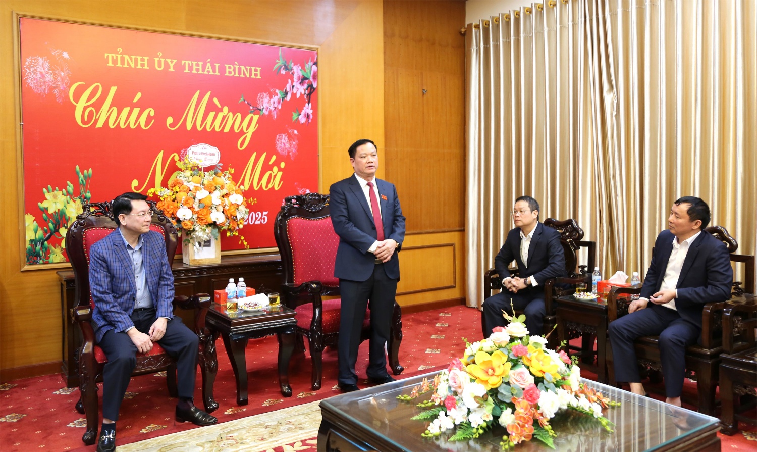Petrovietnam thăm, chúc Tết tỉnh Thái Bình