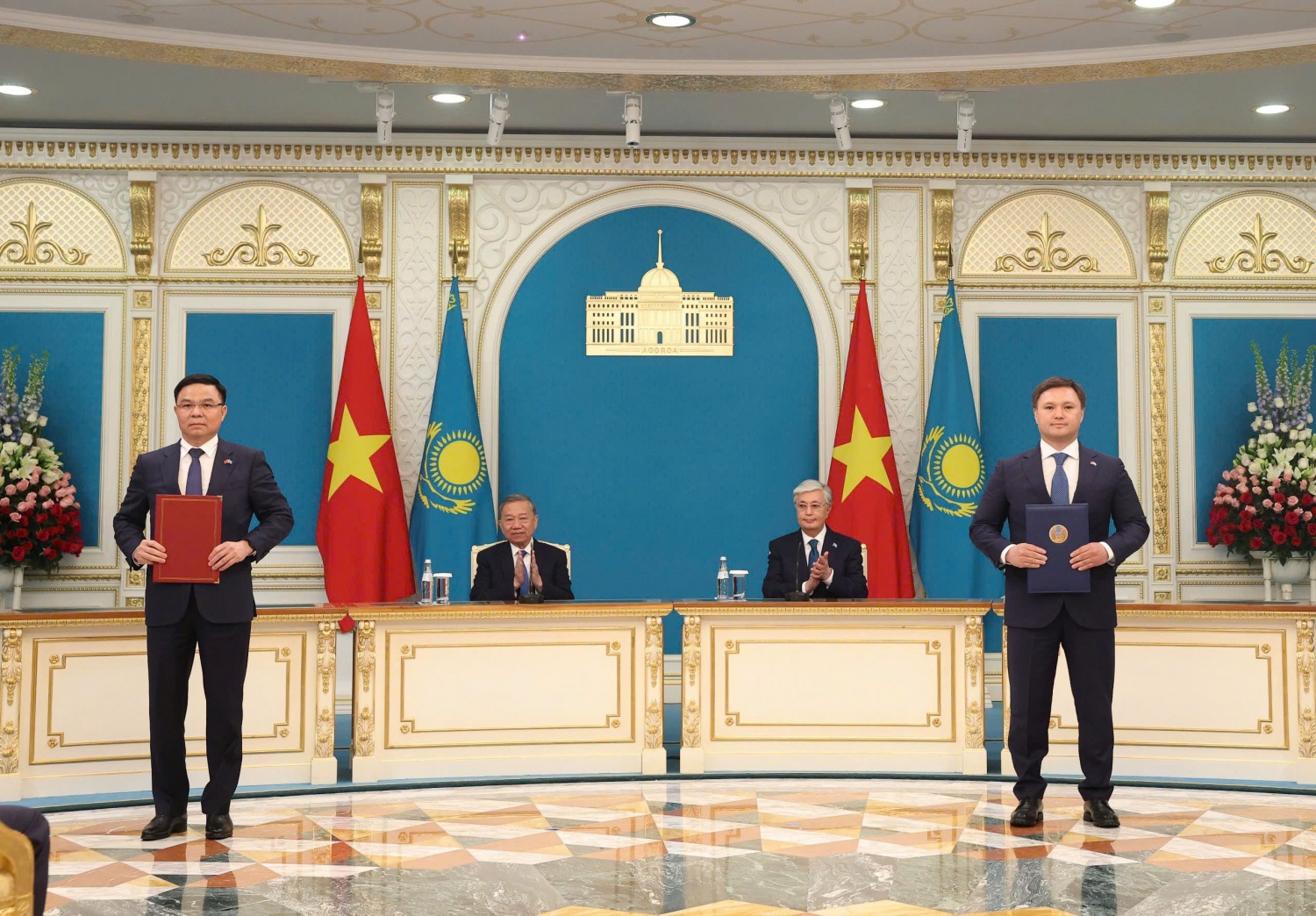 Dấu ấn Petrovietnam trong chuyến thăm lịch sử của Tổng Bí thư tới Kazakhstan