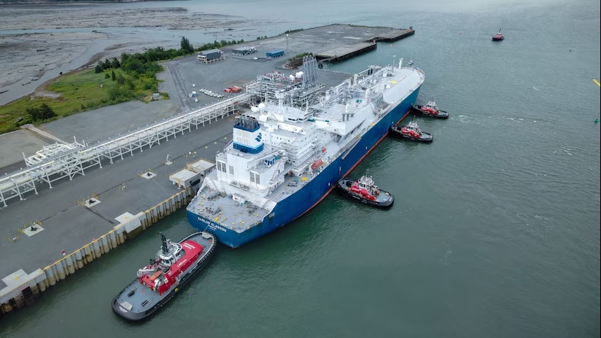 Canada lần đầu xuất khẩu LNG sang châu Á
