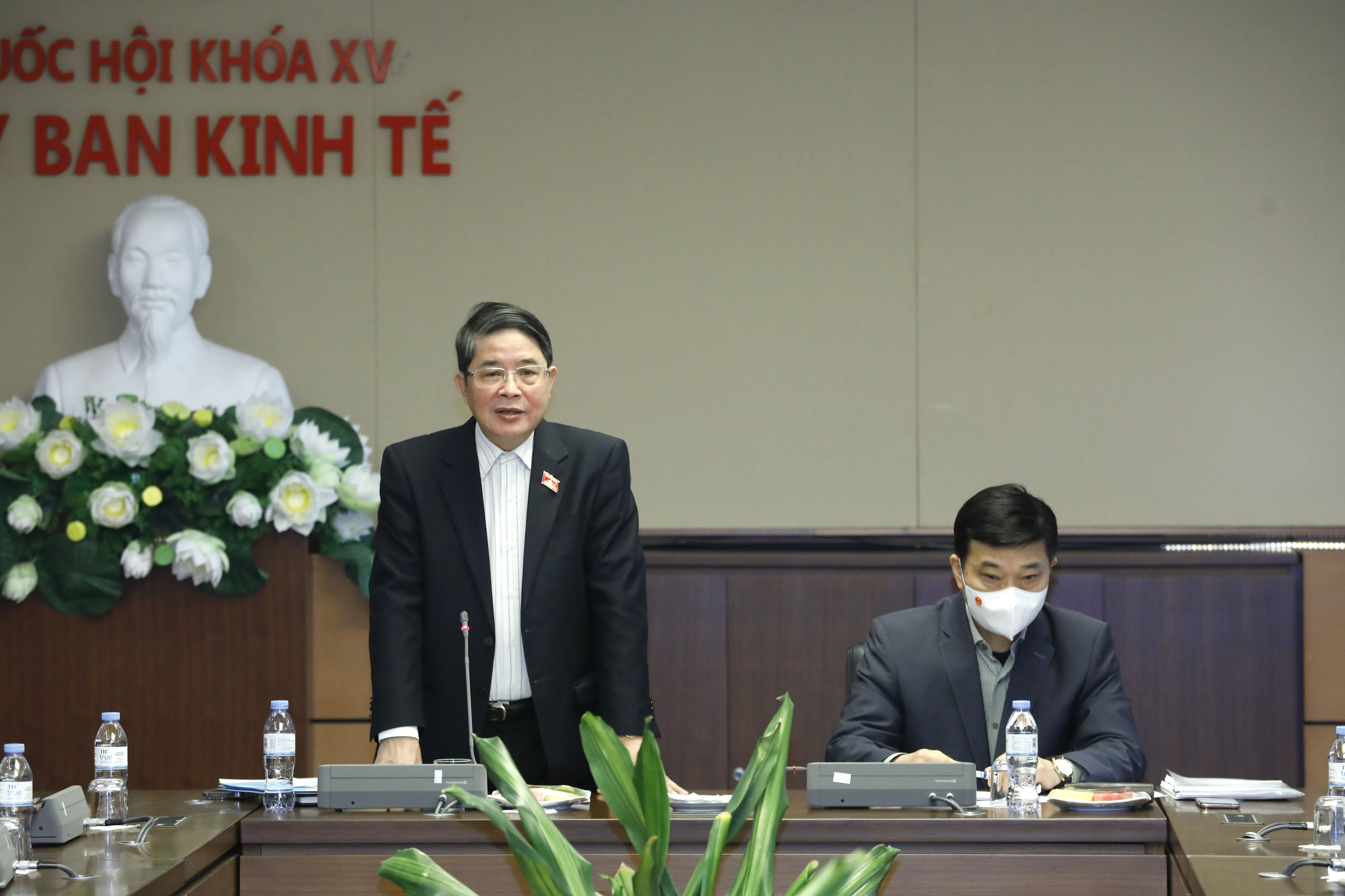 	Ủy viên Trung ương, Phó Chủ tịch Quốc hội Nguyễn Đức Hải phát biểu chỉ đạo tại buổi làm việc