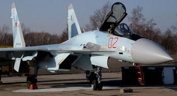 Khoảnh khắc “chim sắt” Su-35S Nga diễn tập trên không phận Syria