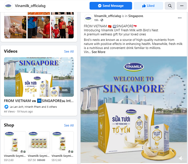 “Sữa tươi tiệt trùng chứa tổ yến” đi Singapore, tiếp tục phát triển thị trường phân khúc cao cấp