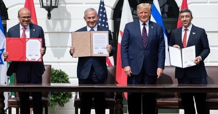 Israel, UAE và Bahrain ký Hiệp định Abraham với sự chứng kiến của Tổng thống Mỹ Trump