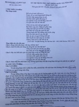 Giáo viên dạy Văn: Đề thi Ngữ Văn THPT quốc gia 2019 không quá khó với thí sinh