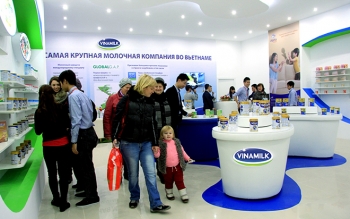 Vinamilk là doanh nghiệp Việt đầu tiên xuất khẩu sữa vào Nga và các nước liên minh kinh tế Á Âu