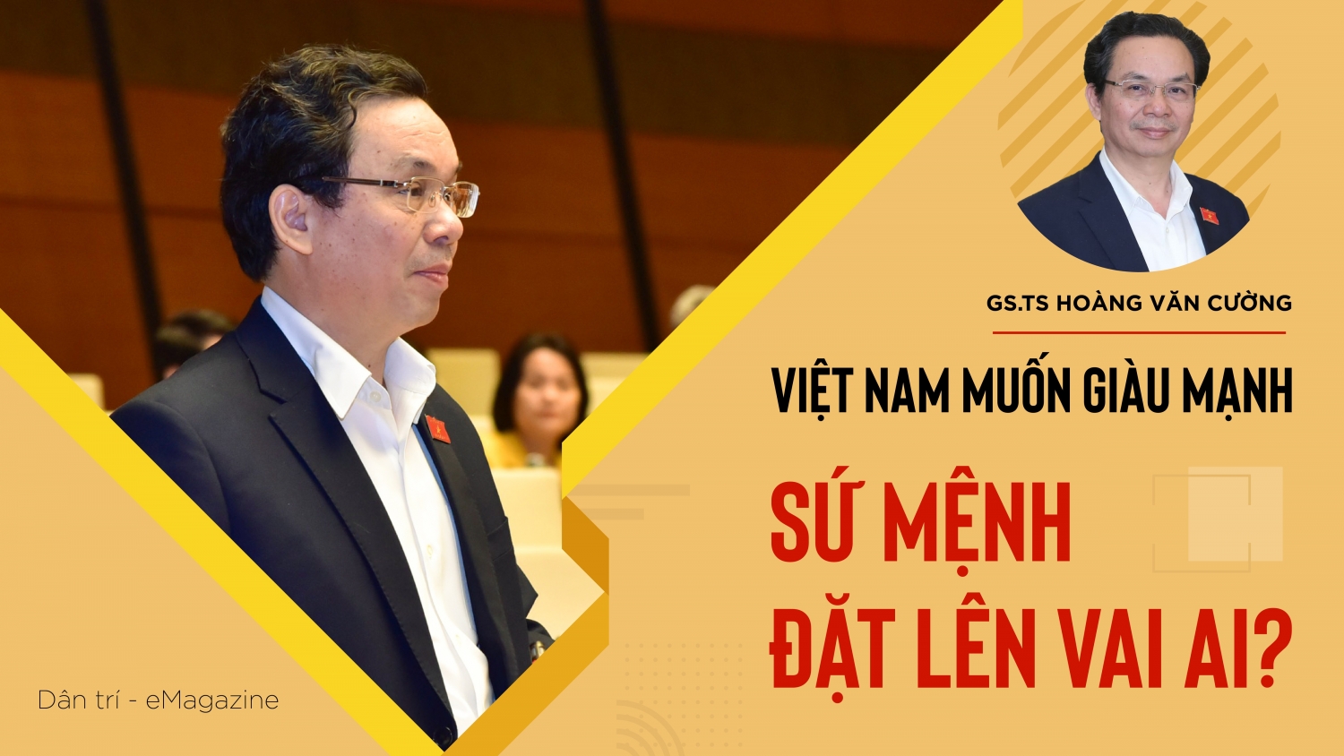 GS.TS Hoàng Văn Cường: Việt Nam muốn giàu mạnh, sứ mệnh đặt lên vai ai?
